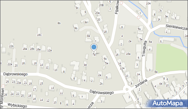 Myślenice, Króla Jana III Sobieskiego, 7a, mapa Myślenice