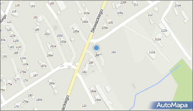 Myślenice, Króla Kazimierza Wielkiego, 188, mapa Myślenice