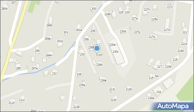 Myślenice, Króla Kazimierza Wielkiego, 236f, mapa Myślenice