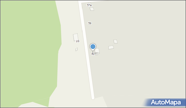 Myślibórz, Królewiecka, 61, mapa Myślibórz