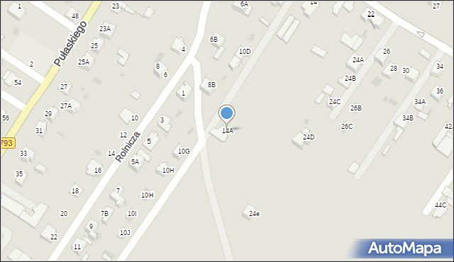 Myszków, Krasickiego, 14A, mapa Myszków