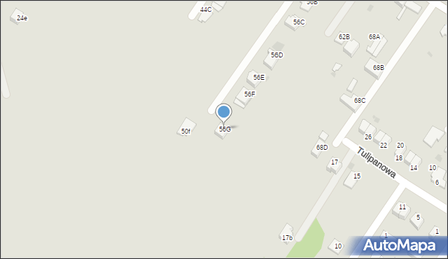 Myszków, Krasickiego, 56G, mapa Myszków