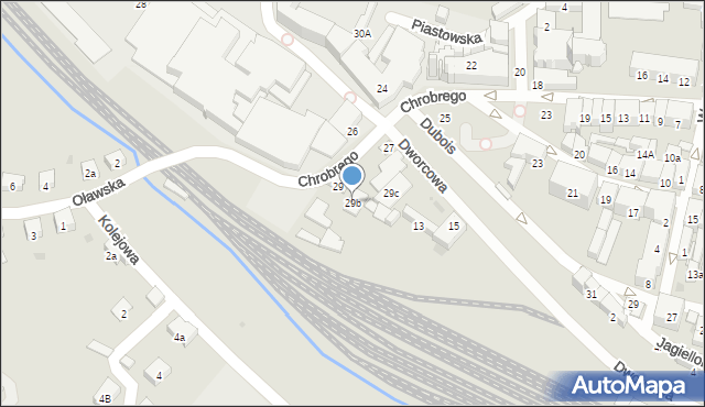 Namysłów, Króla Bolesława Chrobrego, 29b, mapa Namysłów