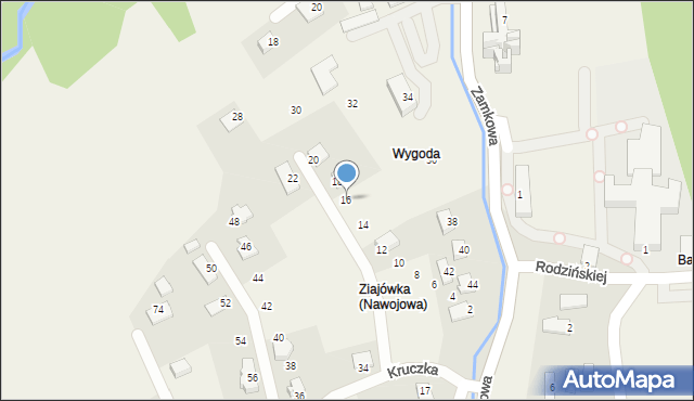 Nawojowa, Kruczka Stanisława, ks., 16, mapa Nawojowa