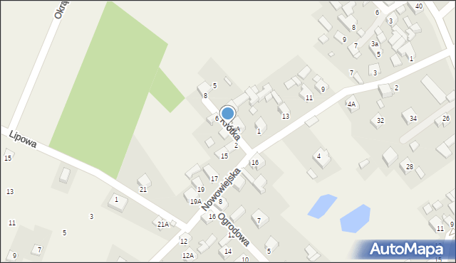 Niegowonice, Krótka, 4, mapa Niegowonice
