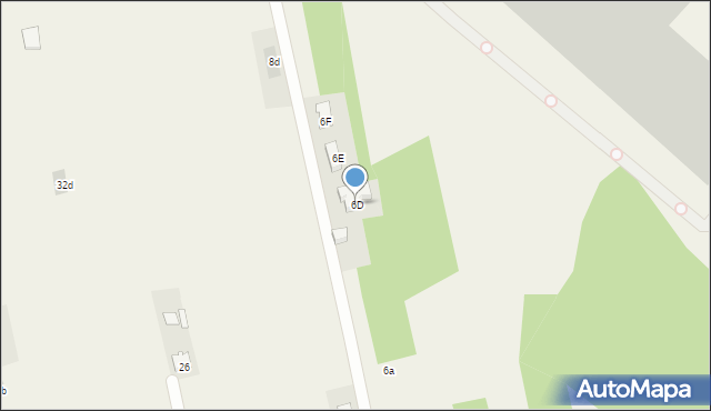 Niemce, Kręta, 6D, mapa Niemce