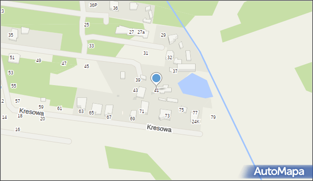 Nieporęt, Kresowa, 41, mapa Nieporęt