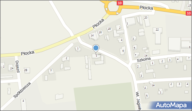 Nowa Góra, Króla Władysława Jagiełły, 1, mapa Nowa Góra