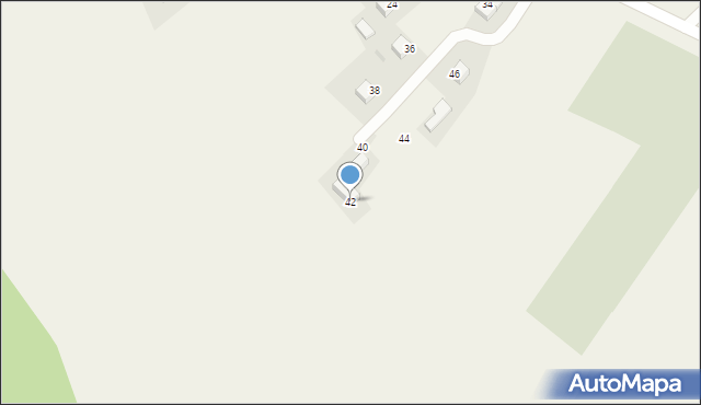 Nowa Góra, Krakowska, 42, mapa Nowa Góra