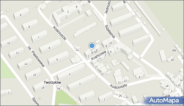 Nowa Ruda, Krańcowa, 4, mapa Nowa Ruda