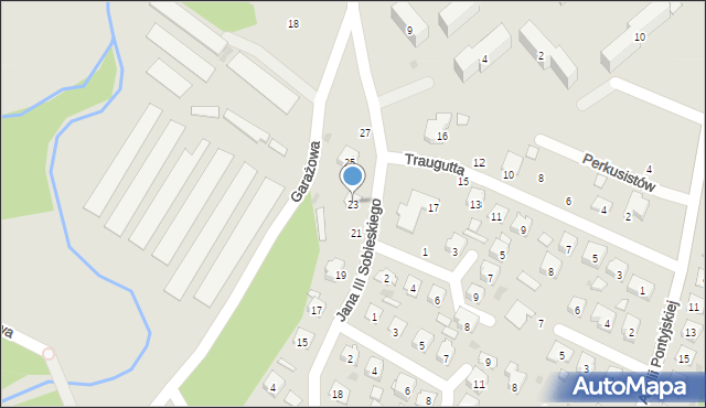 Nowa Sarzyna, Króla Jana III Sobieskiego, 23, mapa Nowa Sarzyna