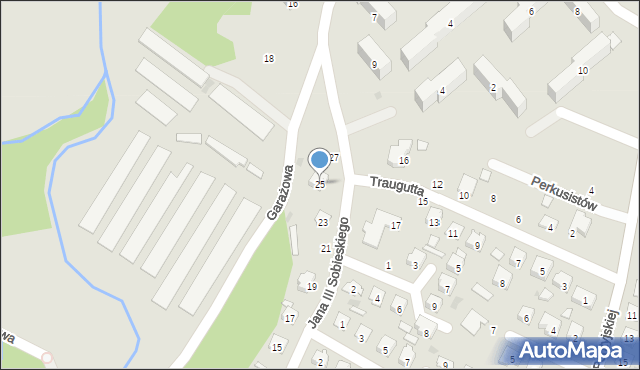 Nowa Sarzyna, Króla Jana III Sobieskiego, 25, mapa Nowa Sarzyna