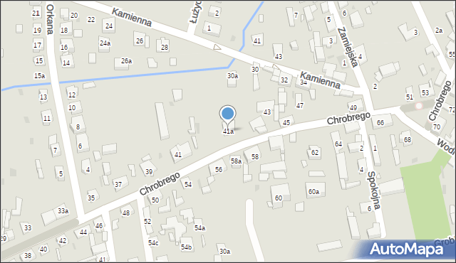 Nowa Sól, Króla Bolesława Chrobrego, 41a, mapa Nowa Sól