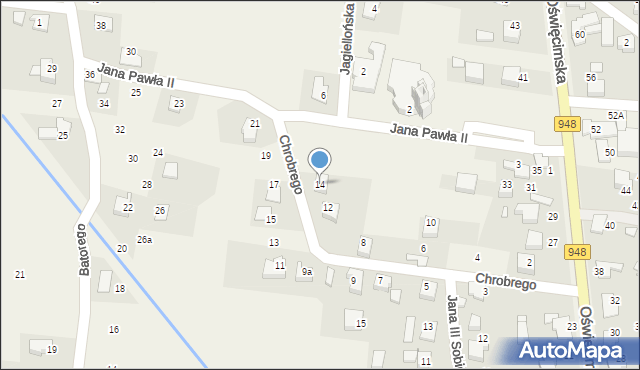 Nowa Wieś, Króla Bolesława Chrobrego, 14, mapa Nowa Wieś