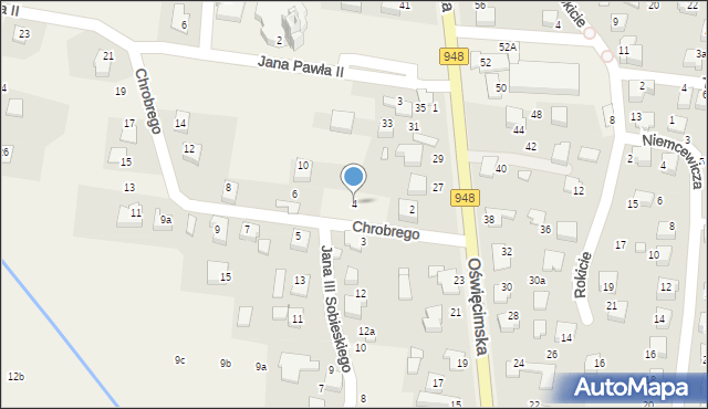 Nowa Wieś, Króla Bolesława Chrobrego, 4, mapa Nowa Wieś