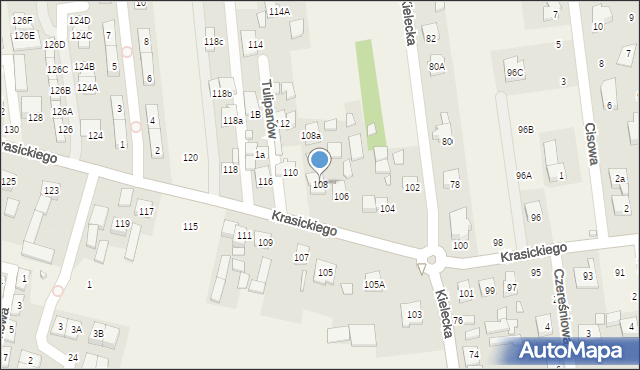 Nowa Wola, Krasickiego Ignacego, bp., 108, mapa Nowa Wola