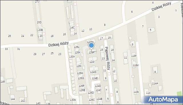 Nowa Wola, Krasickiego Ignacego, bp., 124K, mapa Nowa Wola