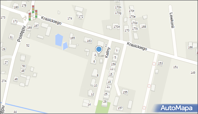 Nowa Wola, Krasickiego Ignacego, bp., 161, mapa Nowa Wola