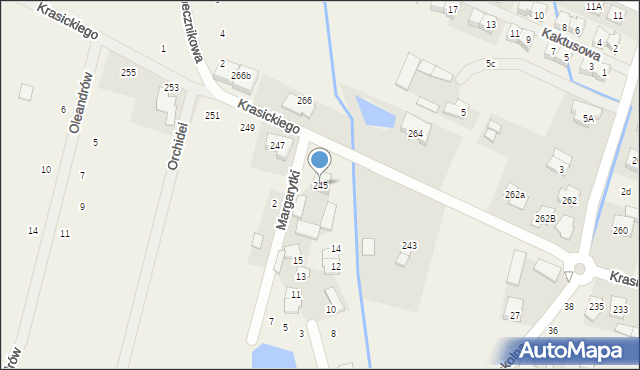 Nowa Wola, Krasickiego Ignacego, bp., 245, mapa Nowa Wola