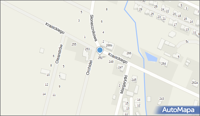 Nowa Wola, Krasickiego Ignacego, bp., 251, mapa Nowa Wola