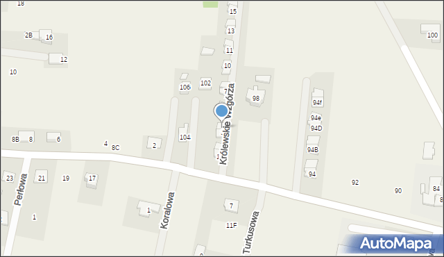 Nowe Aleksandrowo, Królewskie Wzgórza, 4, mapa Nowe Aleksandrowo