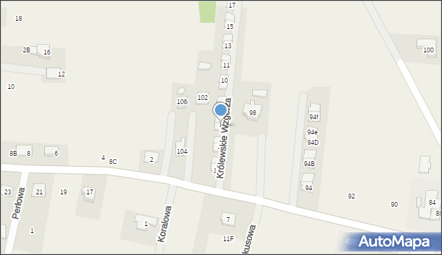 Nowe Aleksandrowo, Królewskie Wzgórza, 5, mapa Nowe Aleksandrowo