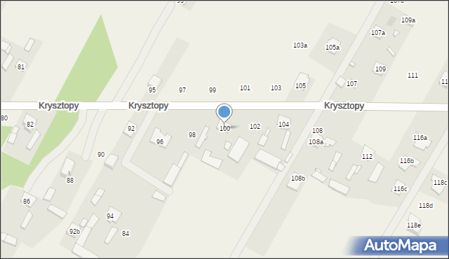 Nowe Grabie, Krysztopy Zygmunta, ks., 100, mapa Nowe Grabie