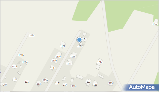 Nowe Grabie, Krysztopy Zygmunta, ks., 115c, mapa Nowe Grabie