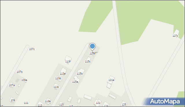 Nowe Grabie, Krysztopy Zygmunta, ks., 115d, mapa Nowe Grabie