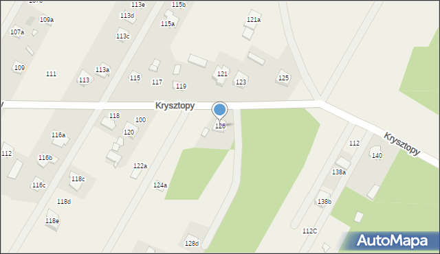 Nowe Grabie, Krysztopy Zygmunta, ks., 126, mapa Nowe Grabie