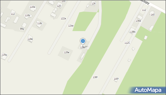 Nowe Grabie, Krysztopy Zygmunta, ks., 128d, mapa Nowe Grabie