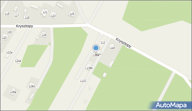 Nowe Grabie, Krysztopy Zygmunta, ks., 138a, mapa Nowe Grabie