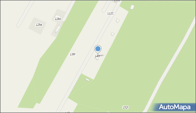 Nowe Grabie, Krysztopy Zygmunta, ks., 140f, mapa Nowe Grabie