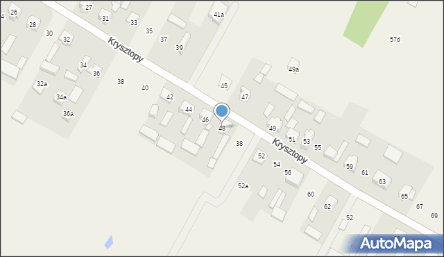 Nowe Grabie, Krysztopy Zygmunta, ks., 48, mapa Nowe Grabie