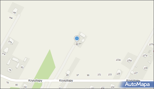 Nowe Grabie, Krysztopy Zygmunta, ks., 93, mapa Nowe Grabie