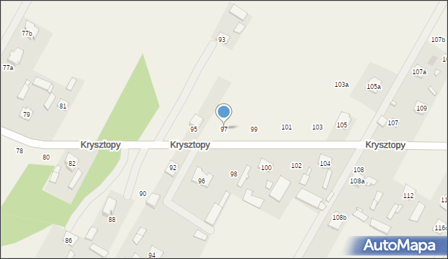 Nowe Grabie, Krysztopy Zygmunta, ks., 97, mapa Nowe Grabie