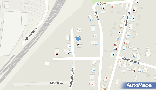 Nowe Skalmierzyce, Krótka, 15, mapa Nowe Skalmierzyce