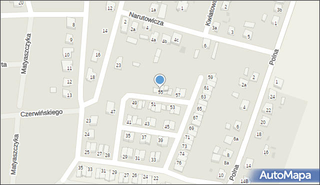 Nowe Skalmierzyce, Krótka, 55, mapa Nowe Skalmierzyce