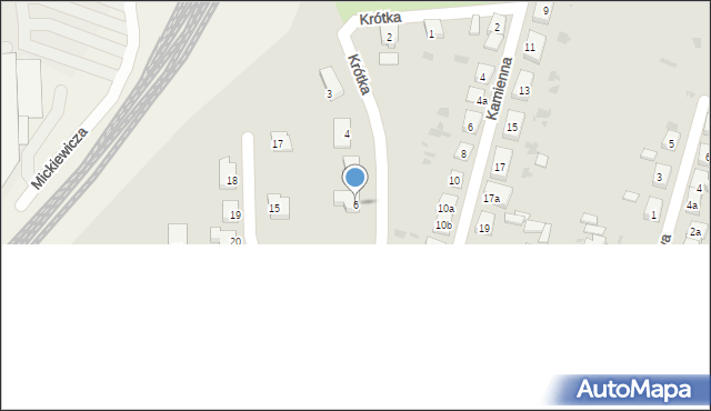 Nowe Skalmierzyce, Krótka, 6, mapa Nowe Skalmierzyce