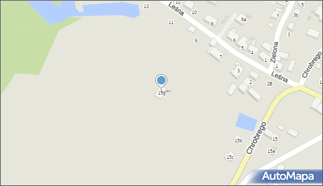 Nowogrodziec, Króla Bolesława Chrobrego, 15g, mapa Nowogrodziec