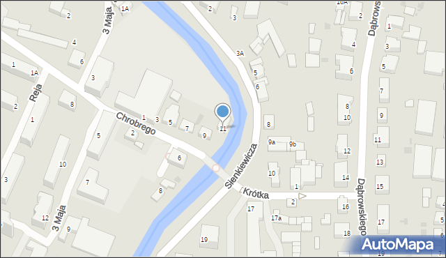 Nowy Dwór Gdański, Króla Bolesława Chrobrego, 11, mapa Nowy Dwór Gdański