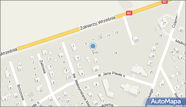 Nowy Dwór Mazowiecki, Kręta, 3, mapa Nowy Dwór Mazowiecki