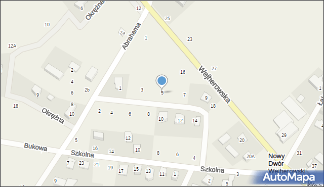 Nowy Dwór Wejherowski, Króleka Franciszka, 5, mapa Nowy Dwór Wejherowski