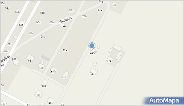 Nowy Krępiec, Krępiecka, 44A, mapa Nowy Krępiec