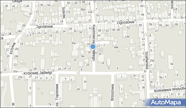 Nowy Targ, Króla Kazimierza Wielkiego, 11a, mapa Nowego Targu