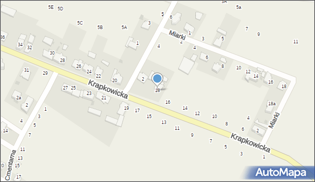 Obrowiec, Krapkowicka, 18, mapa Obrowiec