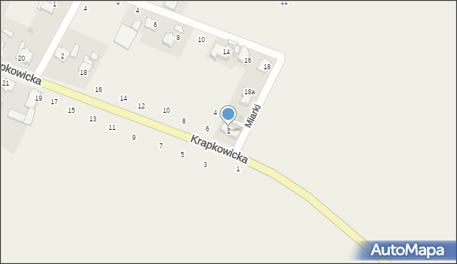 Obrowiec, Krapkowicka, 2, mapa Obrowiec