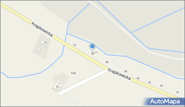 Obrowiec, Krapkowicka, 90, mapa Obrowiec