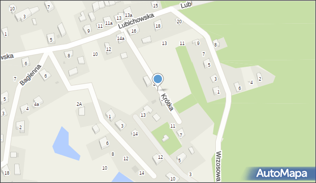 Ocypel, Krótka, 4, mapa Ocypel