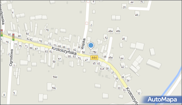 Odolanów, Krotoszyńska, 56, mapa Odolanów